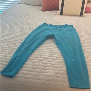 Beyond Yoga Turquoise Stretch Leggings - Comfortable Everyday Bottoms